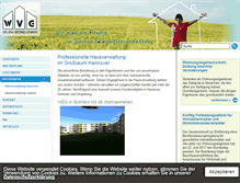 Tablet Screenshot of hausverwaltung-hannover.org